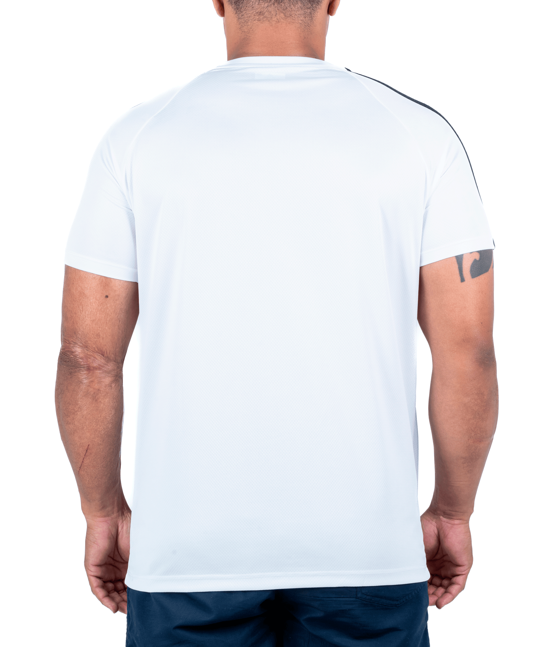 NOVOš„ (G1 ao G4) Camiseta Dry Fit Adidas III Listras Ombro