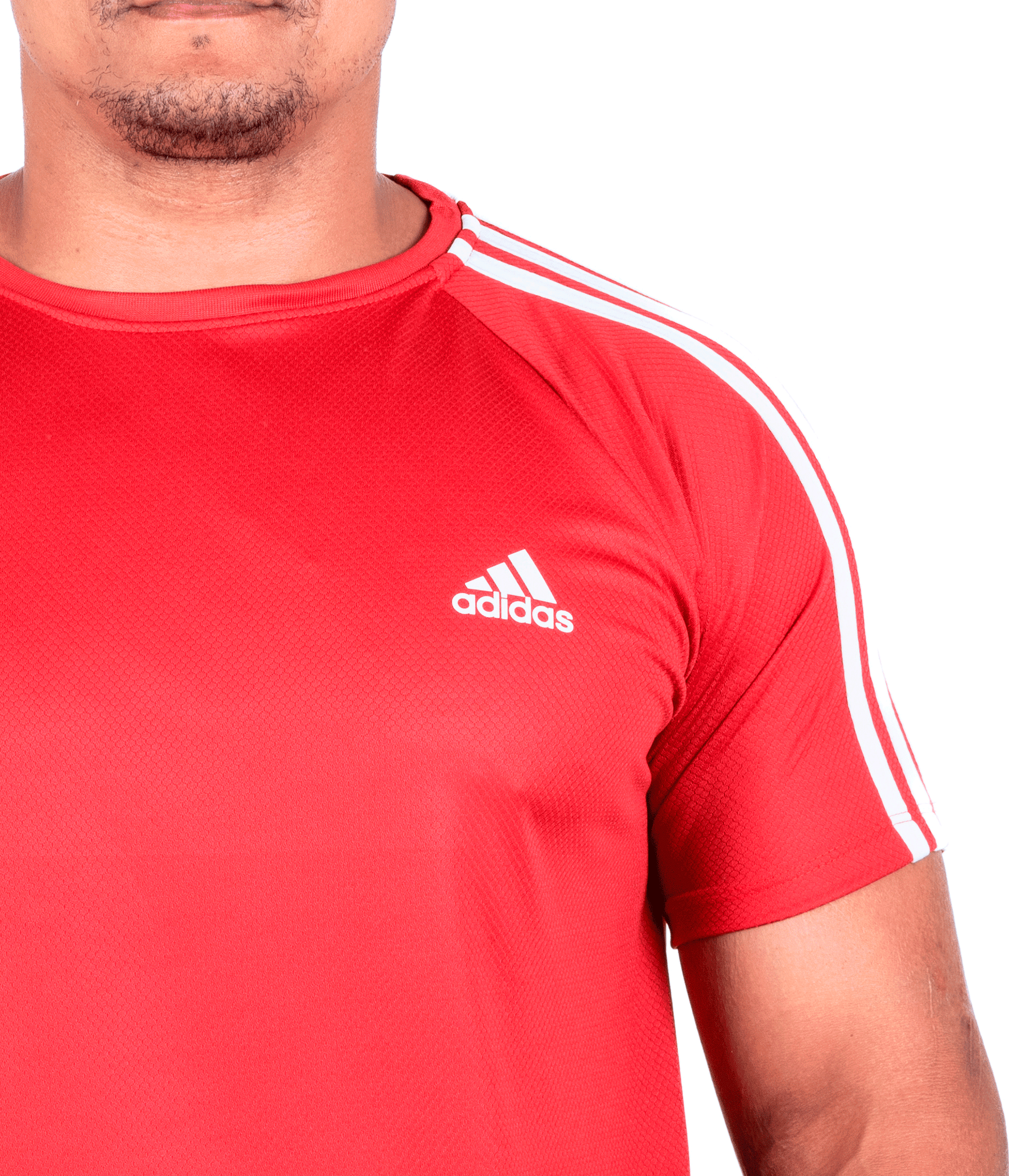 NOVOš„ (G1 ao G4) Camiseta Dry Fit Adidas III Listras Ombro